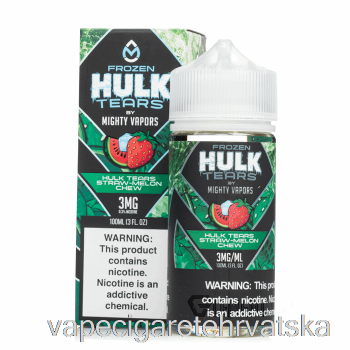 Vape Cigarete Smrznute Hulk Tears Slamka Za žvakanje Dinje - Hulk Tears - 100 Ml 6 Mg